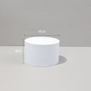 10 x 6cm Cylinder Geometric Cube Solid Color Photography Photo Background Table Shooting Foam Props(White)