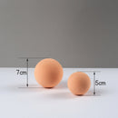 7cm Round Ball + 5cm Round Ball Geometric Cube Solid Color Photography Photo Background Table Shooting Foam Props(Flesh Color)