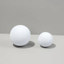 7cm Round Ball + 5cm Round Ball Geometric Cube Solid Color Photography Photo Background Table Shooting Foam Props(White)
