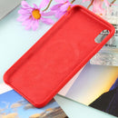 Nano Silicone Full Coverage Shockproof Magsafe Case For iPhone XR(Red)
