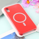 Nano Silicone Full Coverage Shockproof Magsafe Case For iPhone XR(Red)