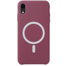 Nano Silicone Full Coverage Shockproof Magsafe Case For iPhone XR(Wine Red)