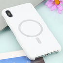 Nano Silicone Full Coverage Shockproof Magsafe Case For iPhone XS Max(White)
