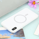 Nano Silicone Full Coverage Shockproof Magsafe Case For iPhone XS Max(White)