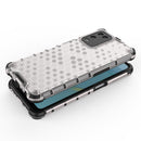 For OPPO A54 4G Shockproof Honeycomb PC + TPU Case(Black)