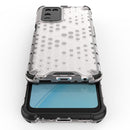 For OPPO A54 4G Shockproof Honeycomb PC + TPU Case(Black)