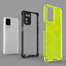 For OPPO A54 4G Shockproof Honeycomb PC + TPU Case(Black)