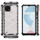 For OPPO Realme C21 Shockproof Honeycomb PC + TPU Case(White)
