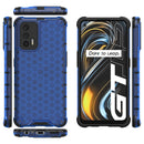 For OPPO Realme GT 5G Shockproof Honeycomb PC + TPU Case(Blue)