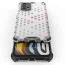 For OPPO Realme GT 5G Shockproof Honeycomb PC + TPU Case(White)