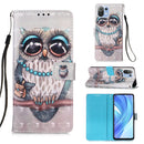 For Xiaomi Mi 11 Lite 3D Painting Horizontal Flip Leather Case with Holder & Card Slot & Wallet & Lanyard(Owl)