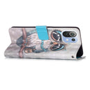 For Xiaomi Mi 11 Lite 3D Painting Horizontal Flip Leather Case with Holder & Card Slot & Wallet & Lanyard(Owl)