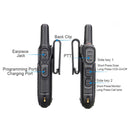 RETEVIS RB615 0.5W EU Frequency PMR446 16CHS License-free Two Way Radio Handheld Walkie Talkie with Vibration Wireless Cloning Function(Black)