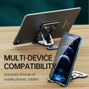 R-JUST HZ06 Universal Foldable Magnetic Flakes Aluminum Alloy Mobile Phones / Tablets Holder(Silver)
