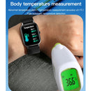 F37 1.69 inch TFT Screen IP67 Waterproof Smart Watch, Support Body Temperature Monitoring / Heart Rate Monitoring / Blood Pressure Monitoring(Pink)