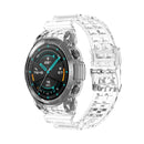For Huawei Watch GT 2 46mm Silicone Integrated Translucent Watch Band(Transparent)