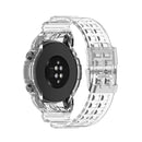 For Huawei Watch GT 2 46mm Silicone Integrated Translucent Watch Band(Transparent)