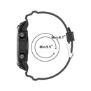 For Huawei Watch GT 2 46mm Silicone Integrated Translucent Watch Band(Black)