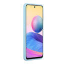For Xiaomi Redmi Note 10 5G Card Slot Design Shockproof TPU Protective Case(Sky Blue)
