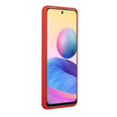 For Xiaomi Redmi Note 10 5G Card Slot Design Shockproof TPU Protective Case(Red)