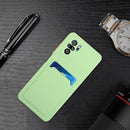 For Xiaomi Redmi Note 10 Pro Card Slot Design Shockproof TPU Protective Case(Green)
