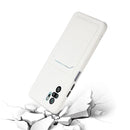For Xiaomi Redmi Note 10 Pro Card Slot Design Shockproof TPU Protective Case(White)
