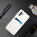 For Xiaomi Redmi Note 10 Pro Card Slot Design Shockproof TPU Protective Case(White)