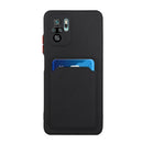 For Xiaomi Redmi Note 10 Pro Card Slot Design Shockproof TPU Protective Case(Black)