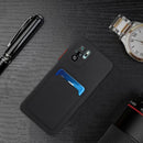 For Xiaomi Redmi Note 10 Pro Card Slot Design Shockproof TPU Protective Case(Black)