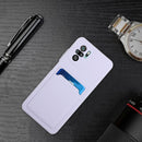 For Xiaomi Redmi Note 10 Pro Card Slot Design Shockproof TPU Protective Case(Purple)
