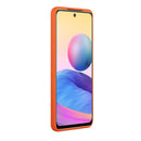 For Xiaomi Redmi Note 10 Pro Card Slot Design Shockproof TPU Protective Case(Orange)