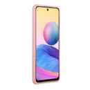 For Xiaomi Redmi Note 10 Pro Card Slot Design Shockproof TPU Protective Case(Pink)