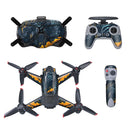 Sunnylife 4 in 1 PVC Anti-Scratch Decal Skin Wrap Stickers Kits for DJI FPV Drone & Goggles V2 & Remote Control & Rocker(Flame Dragon)
