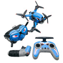 FPV-TZ-SF 4 in 1 Waterproof Anti-Scratch Decal Skin Wrap Stickers Personalized Film Kits for DJI FPV Drone & Goggles V2 & Remote Control & Rocker(Blue Shark)