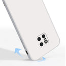 For Huawei Mate 20 Pro Solid Color Imitation Liquid Silicone Straight Edge Dropproof Full Coverage Protective Case(Black)