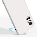 For Huawei nova 8 5G Solid Color Imitation Liquid Silicone Straight Edge Dropproof Full Coverage Protective Case(Blue)