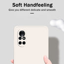 For Huawei nova 8 5G Solid Color Imitation Liquid Silicone Straight Edge Dropproof Full Coverage Protective Case(Red)