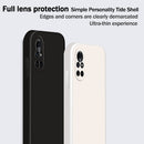For Huawei nova 8 5G Solid Color Imitation Liquid Silicone Straight Edge Dropproof Full Coverage Protective Case(Red)