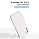 For Samsung Galaxy A02s Solid Color Imitation Liquid Silicone Straight Edge Dropproof Full Coverage Protective Case(Black)