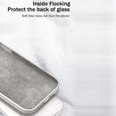 For Samsung Galaxy A02s Solid Color Imitation Liquid Silicone Straight Edge Dropproof Full Coverage Protective Case(Matcha Green)
