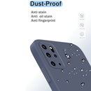 For Samsung Galaxy S20+ Solid Color Imitation Liquid Silicone Straight Edge Dropproof Full Coverage Protective Case(Black)