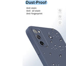 For Samsung Galaxy S20 FE Solid Color Imitation Liquid Silicone Straight Edge Dropproof Full Coverage Protective Case(White)