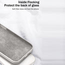 For Samsung Galaxy S21 Ultra 5G Solid Color Imitation Liquid Silicone Straight Edge Dropproof Full Coverage Protective Case(Dark Green)