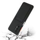 For Samsung Galaxy A32 4G Card Slot Design Shockproof TPU Protective Case(Black)