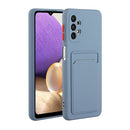 For Samsung Galaxy A32 5G Card Slot Design Shockproof TPU Protective Case(Gray)