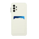 For Samsung Galaxy A32 5G Card Slot Design Shockproof TPU Protective Case(White)
