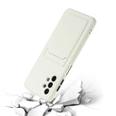 For Samsung Galaxy A32 5G Card Slot Design Shockproof TPU Protective Case(White)