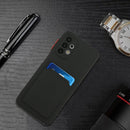 For Samsung Galaxy A52 5G / 4G Card Slot Design Shockproof TPU Protective Case(Black)