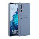 For Samsung Galaxy S20 FE Card Slot Design Shockproof TPU Protective Case(Gray)