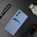 For Samsung Galaxy S20 FE Card Slot Design Shockproof TPU Protective Case(Gray)